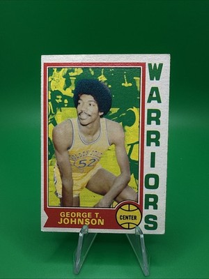 1974-75 Topps - George Johnson #159 (RC). Warriors. E25