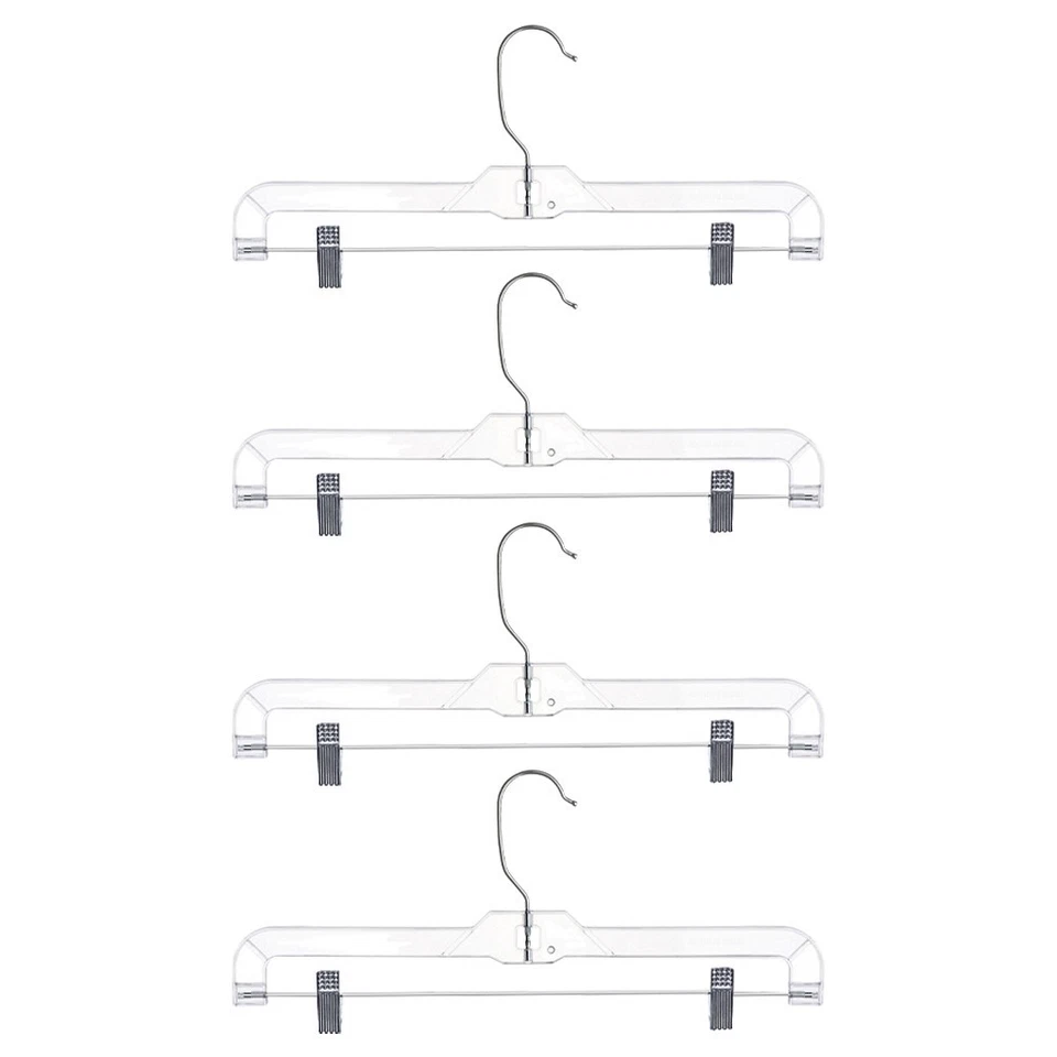 4 stücke Hosen Kleiderbügel Hose Bottomanhänger Einstellbar Clip Hosenaufhänger
