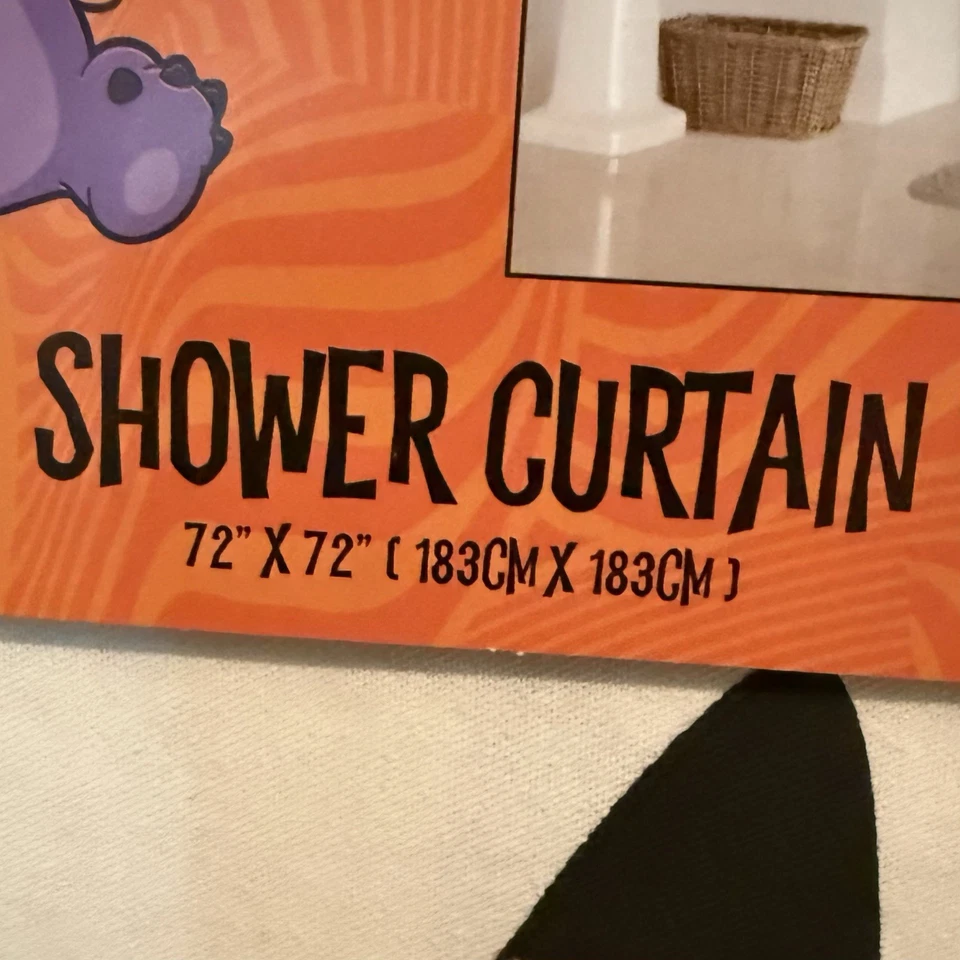 Disney Stitch Halloween Cortina de Ducha 72x72 Jay Franco Bruja Sombrero Nuevo Regalo 🎃 Foto 4 de 4