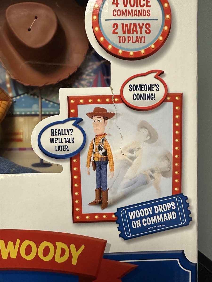Disney 64431 Toy Story Sheriff Woody with Interactive Drop-Down