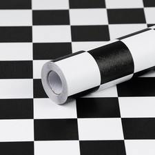 Checkerboard Peel and Stick Wallpaper Black White Peel and Stick Wall Paper 1...