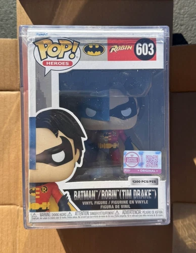 Pop! Batman/Robin (Tim Drake) #603 with Pop! Protector