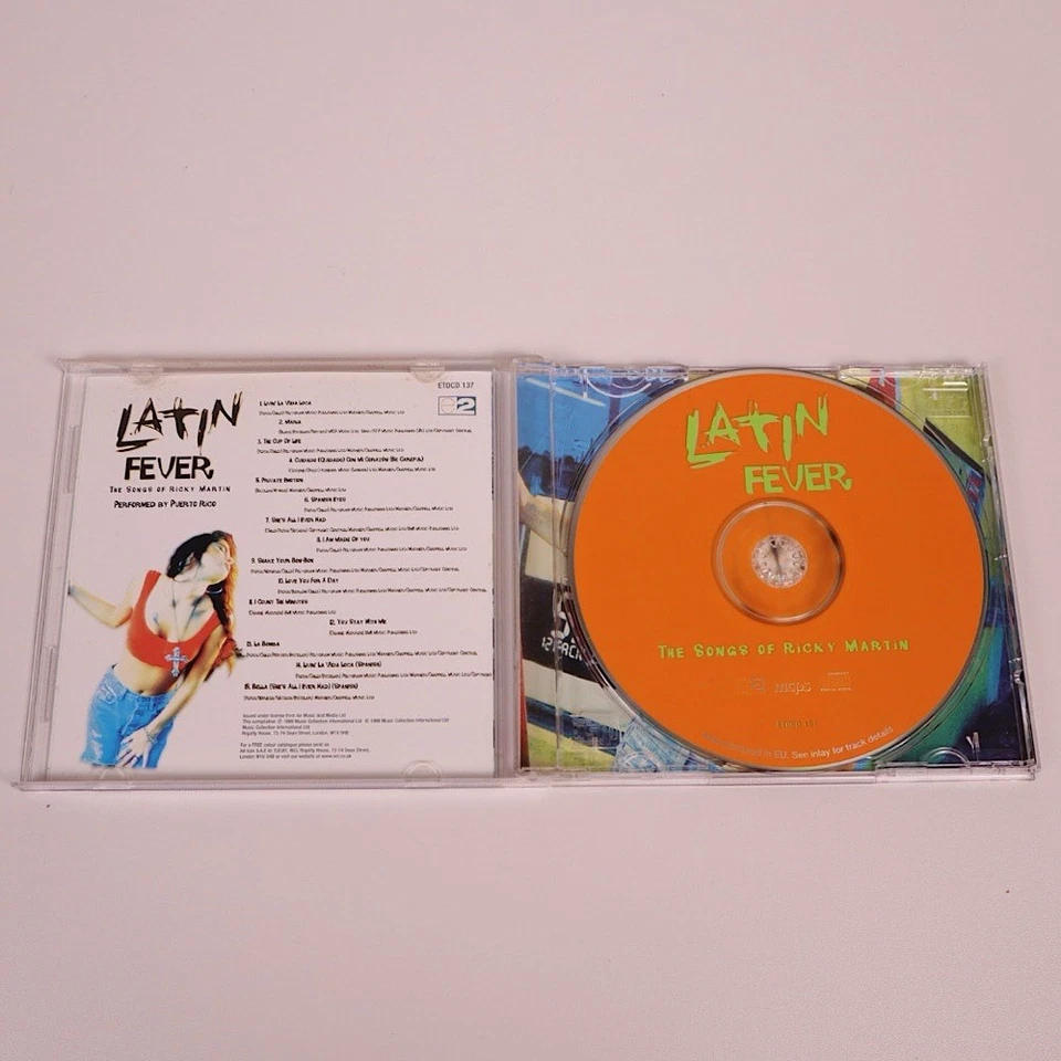 Latin Fever Songs Of Ricky Martin CD 1999 Puerto Rico Tribute 15 Tracks - Image 3 of 3