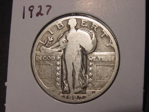 1927 STANDING LIBERTY QUARTER POPULAR BETTER DATE FREE SHIPPING