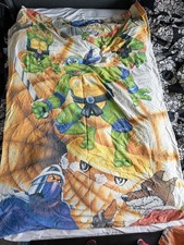 Teenage Mutant Ninja Turtles Vintage Single Duvet Set / TMNT / 1990