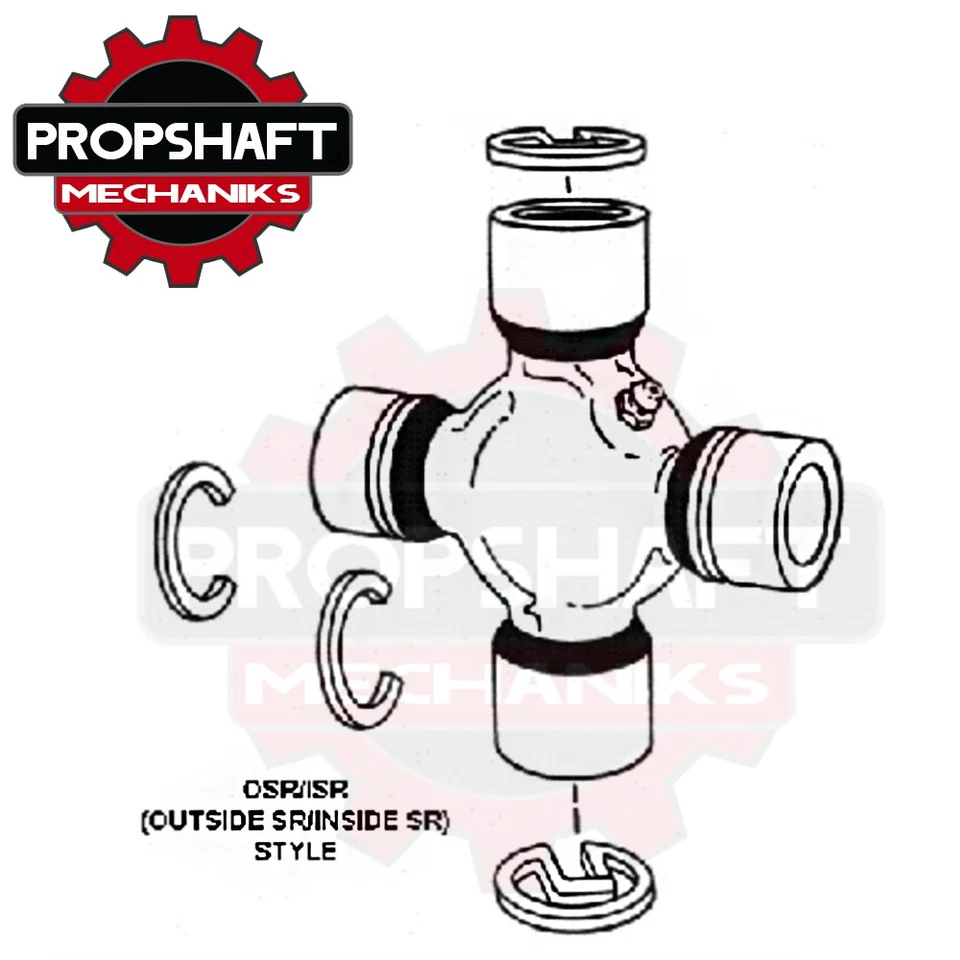 Junta universal SPICER 5-793X serie OSR/ISR 1330 a S44/3R junta de conversión Foto 2 de 2
