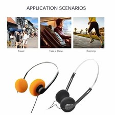 Retro Over-Ear Headphone Vintage Underwire Headphone for Walkman 