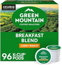 Green Mountain Coffee Roasters Breakfast Blend Single-Serve Keurig K-Cup Pods