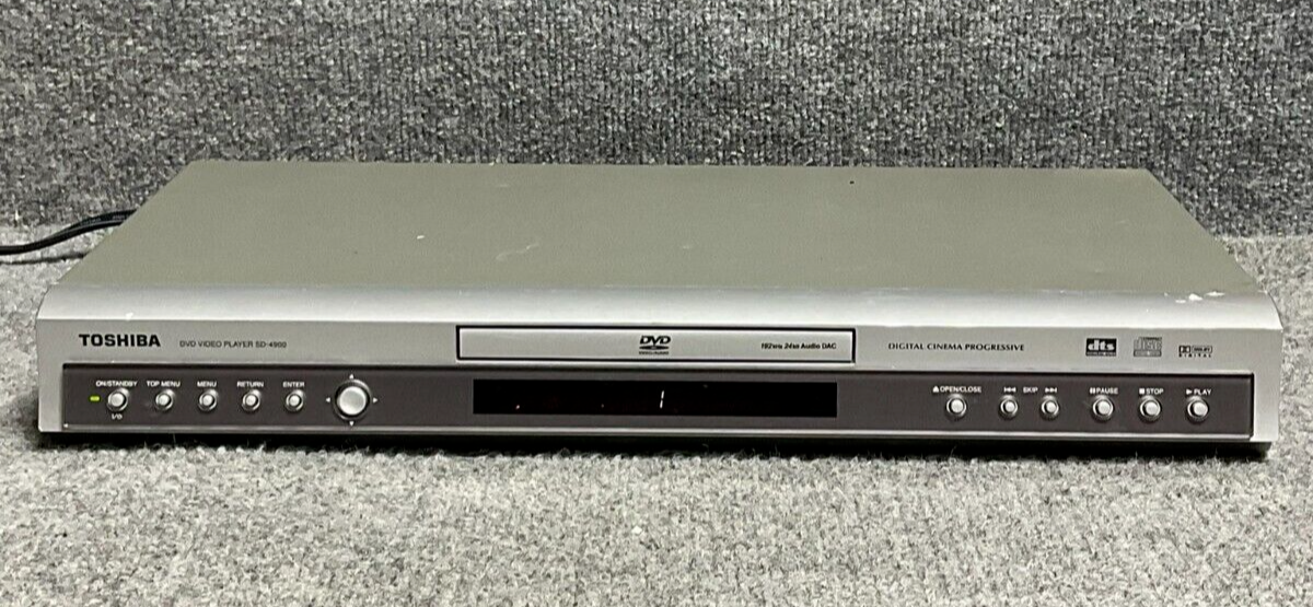 Toshiba Sd-4900u 192khz 24bit Audio Digital DVD Video Player for