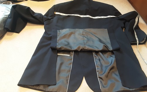 Mens BRITISH TAILOR Suit 2 Pice Navy Chest 50in, Long Trousers Waist 50in Regula - Picture 16 of 23