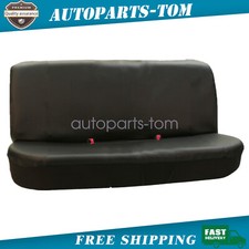 New For Chevy Ford Universal Front Full Size Bench Truck Seat Cover Black