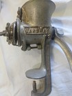 Vintage Sm Montgomery Wardway No. 2 Crank Iron Meat Food Grinder Opens To Clean — photo 5
