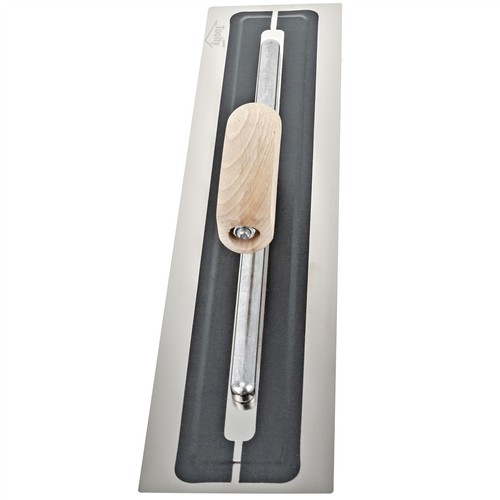 TOOLTY Super Flexible Plaster Finishing Trowel Wooden Handle - 18 inch - Picture 2 of 8