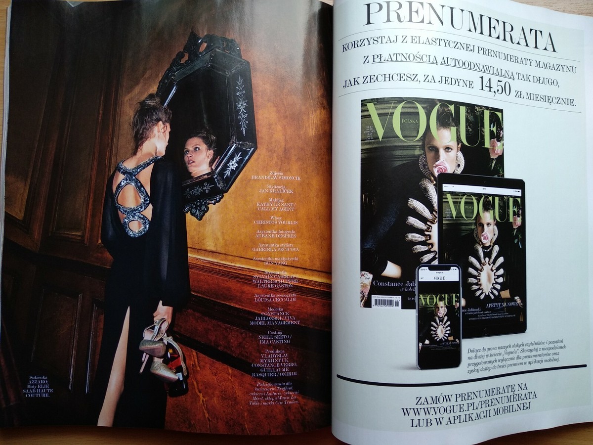 女性情報誌 Vogue Poland Magazine July/August 2021 VOGUE POLAND JULY/AUGUST ISSUE 2021 - Joséphine Leddet