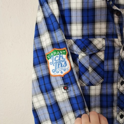 Jack & Jones Tok Collection Red Hawks Pink And Black Button Down - Picture 4 of 11
