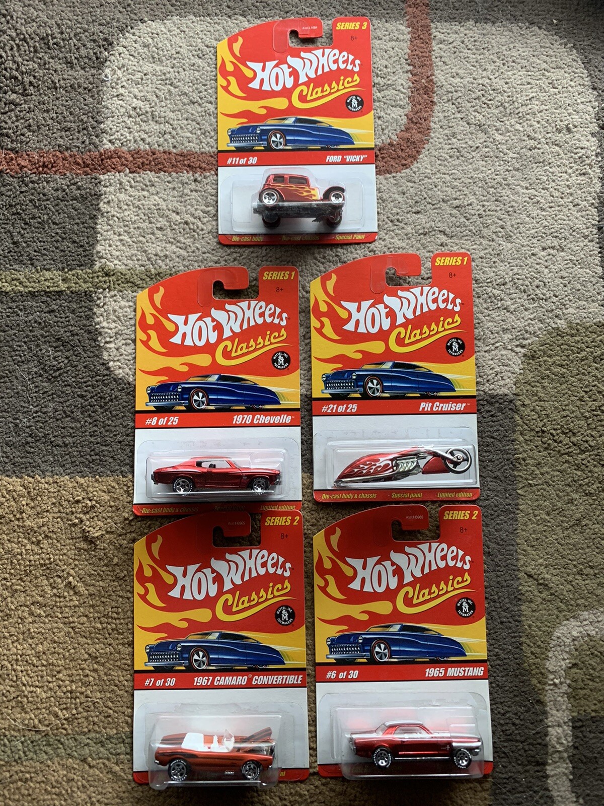 hot wheels camaro series