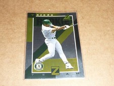 1998 Pinnacle Zenith Z TEAM GOLD MIGUEL TEJADA ATHLETICS #17 B9196