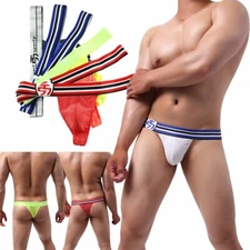 Mens Sexy Underwear Briefs Breathable Pouch Underpants Jockstrap Size M L XL NEW