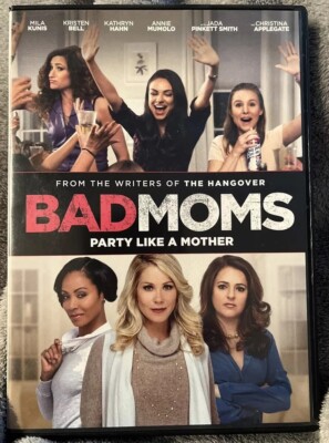Bad Moms DVD. Mila Kunis, Kristen Bell, Christina Applegate, Kathryn Hahn