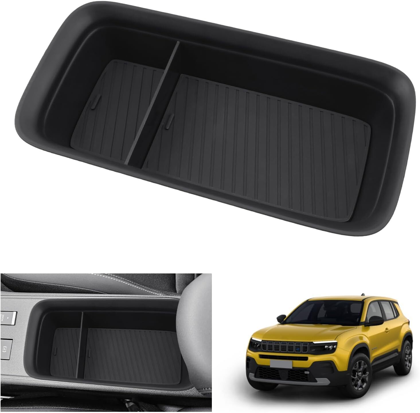 Portaoggetti Console Centrale Jeep Avenger 2023-2025 EV Hybrid ABS
