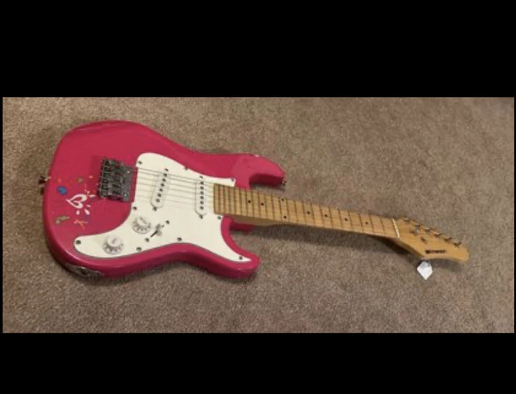 Candy rox 2024 pink guitar