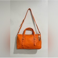 Onna Ehrlich Orange Satchel Bag