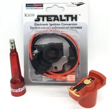 VW Beetle AccuSpark Stealth Electronic Ignition kit + Red Rotor & Spark Tester