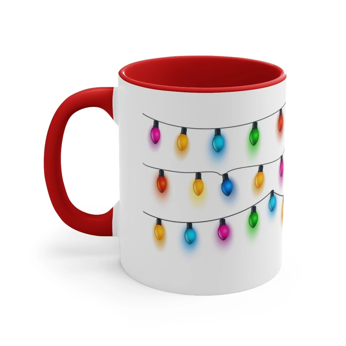 Christmas Lights Accent Coffee Mug