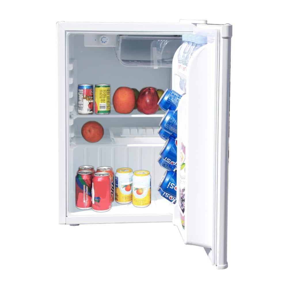 Magic Chef Mini Fridge 2.6CuFt White w/ Upfront Adjustable Thermostat