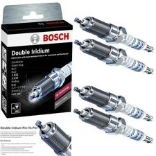 For Infiniti Honda Acura Nissan 96310 Bosch Germany Double Iridium Spark Plug x4