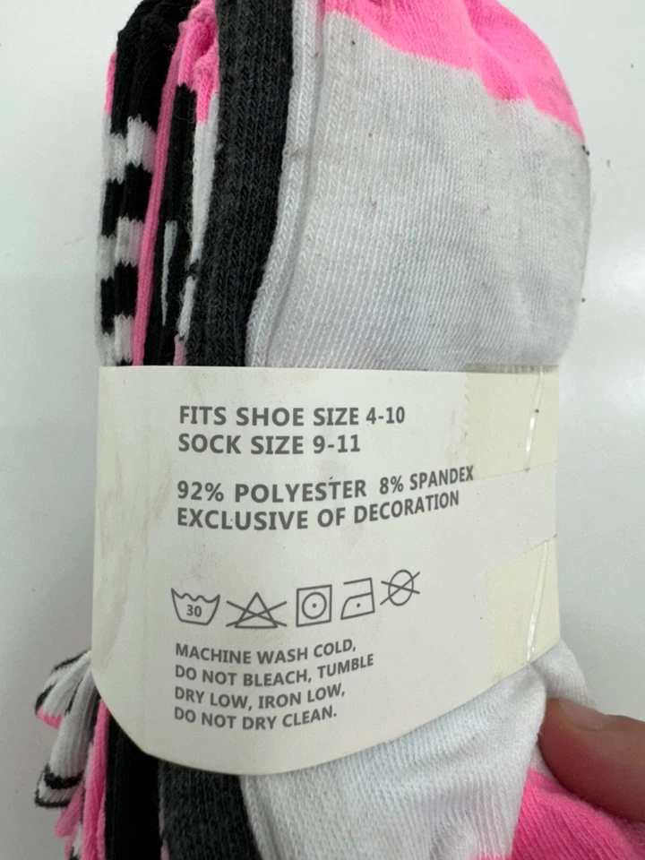 Horizon 10 Pair Multicolor No Show Socks Womens Size 9-11 - Imagem 3 de 3