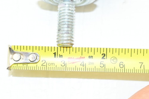 (Set of 12) Threaded Swivel Casters 2" x 7/8" Gray - TPR 3/8" Thread 1" Stem - Picture 21 of 24