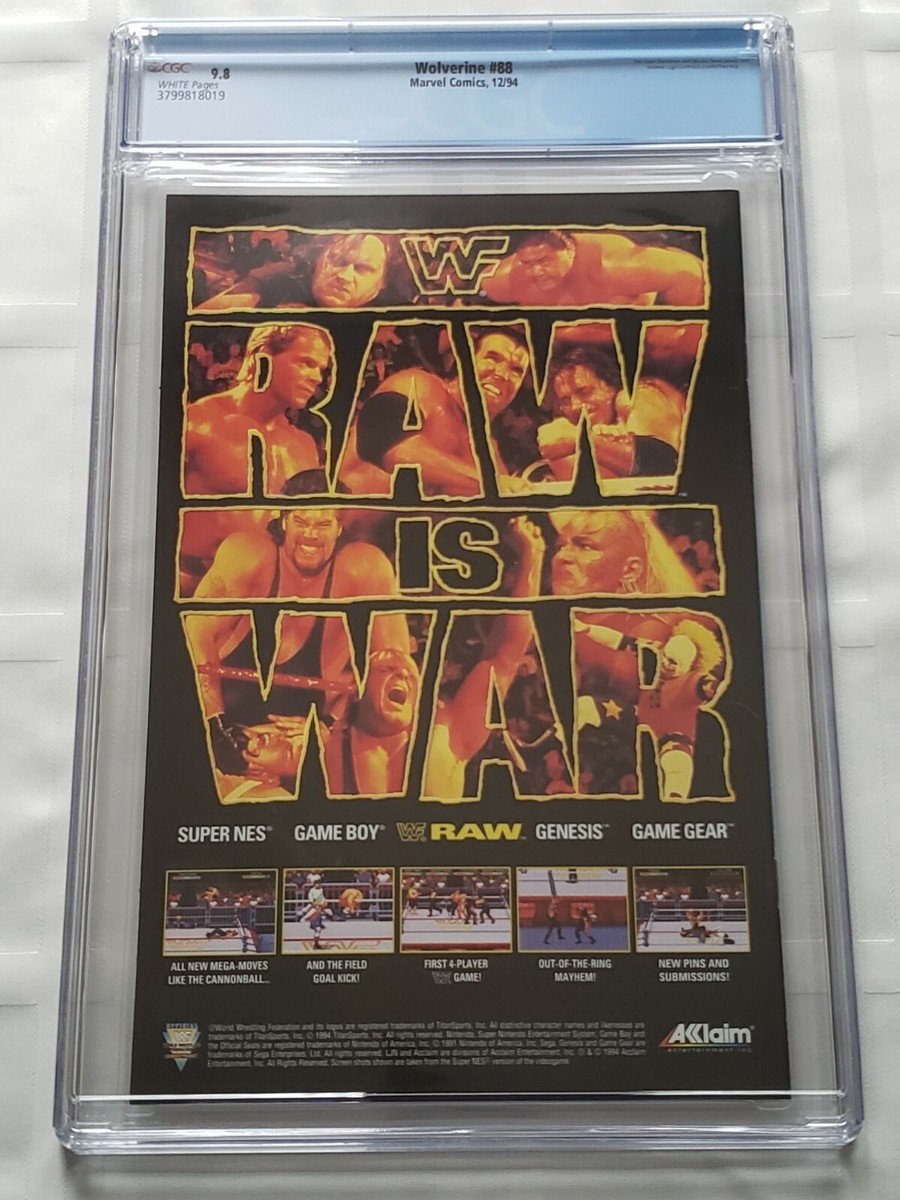 Wolverine #88 CGC 9.8 (1994) Vs. DEADPOOL DELUXE EDITION [MARVEL