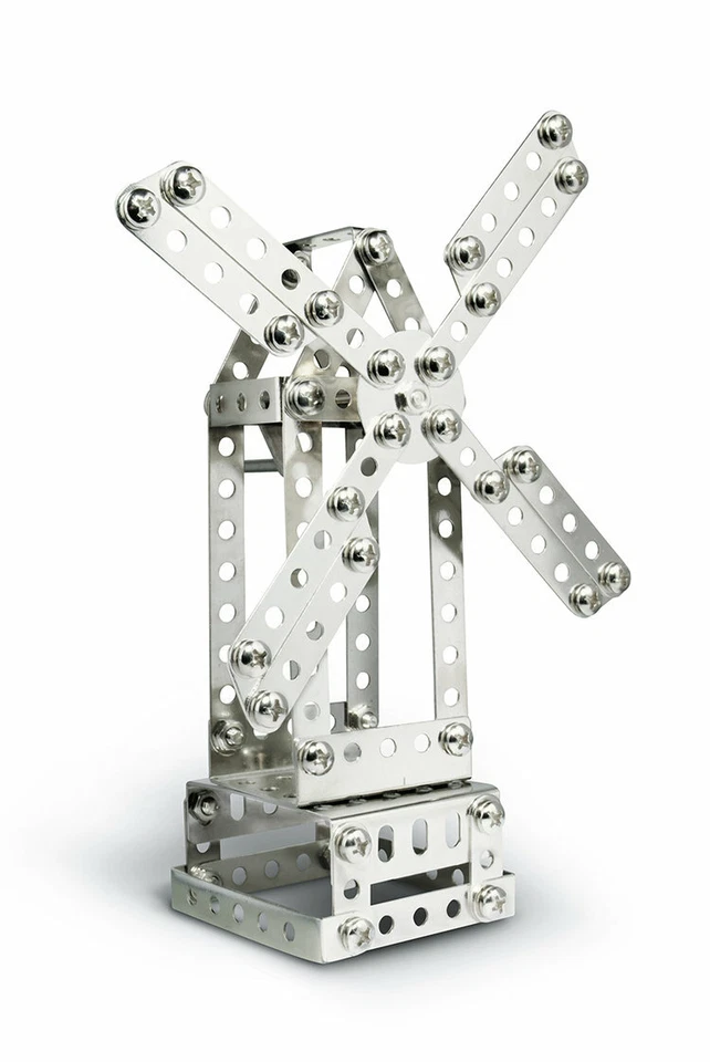 Multi Model Set Eitech 10 Model Metal Construction Building Set C300 - Image 2 of 4