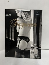 Trasparenze Sara Sheer Stockings, Tights. Lingerie 2 Nero NWT.