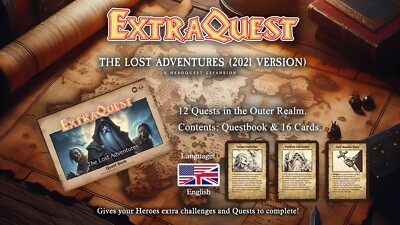 ExtraQuest The Lost Adventures *Questbook & Cards* (Heroquest 2021 Edition)