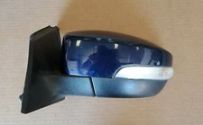 Driver Side Mirror Power With Turn Signal and heated Fits 15-18 FORD FOCUS Blue 
