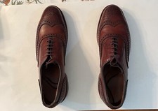Allen Edmonds "MCALLISTER" Wing-Tip Mens Oxfords 10 D Chili Made in USA (667)
