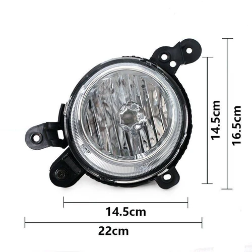 Left+Right Front Bumper Fog Lights Fog Lamps With Bulbs For Kia Soul 2014-2016 - Foto 5 di 6