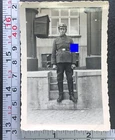 German Military Soldier Portrait WW2 Era Uniform Germany Photo Snapshot #1