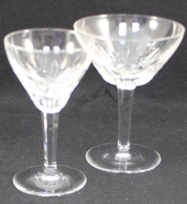 Royal Leerdam Netherland Rubato Set of 1 Champagne Tall Sherbet and 1 Wine Glass