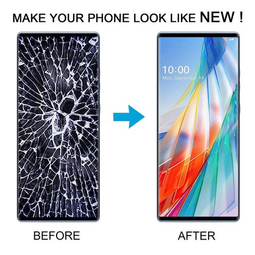 Original LCD Display mit Rahmen für LG Wing 5G - Bild 6 von 7