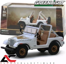 GREENLIGHT 86572 1:43 1979 JEEP CJ7 GOLDEN EAGLE DIXIE W/ CASE