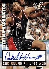 1997 Score Board Visions Signings Basketball Autograph Card Othella Harrington