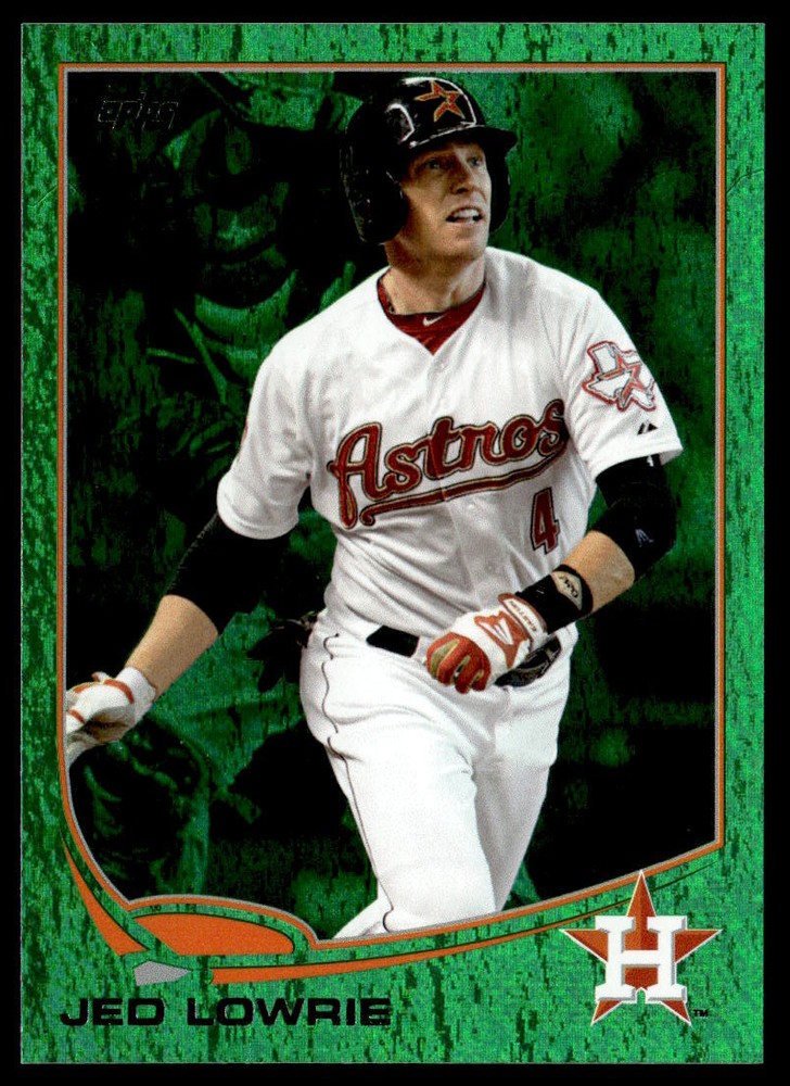 2013 Topps #104 Jed Lowrie Emerald Foil   Houston Astros