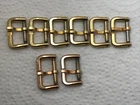 Set of 8 Vintage Gold Filled 40s Swiss Buckles