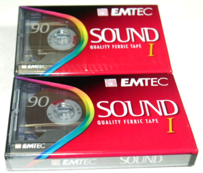 * OVP/NEU * 2x BASF EMTEC SOUND 90 * Type I *ungeöffnet * SEALED *