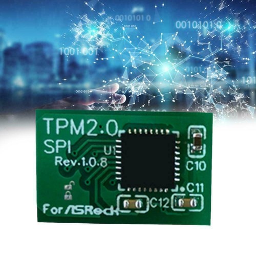 1X TPM2.0 Module Compute Securely bus header Trusted Platform NEW G1V7 - Afbeelding 12 van 19