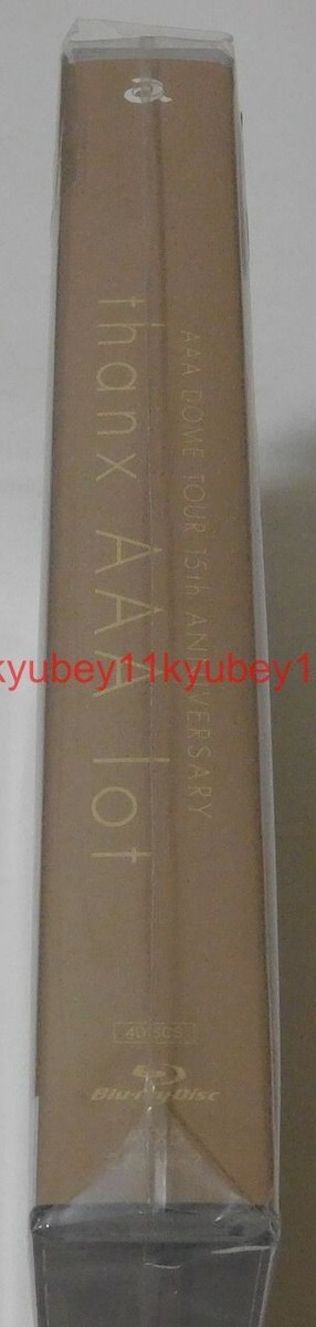 New AAA DOME TOUR 15th ANNIVERSARY thanx AAA lot 4 Blu-ray