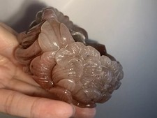 Special Price！58.7mm/Natural Mongolian Jade Bangle/ She TeiCui Jade/ Hand Carved